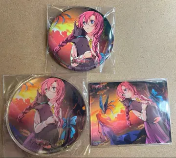 섬의 궤적 깃털 프로 복권 궤적 시리즈 엠마 캔뱃지 굿즈 세트