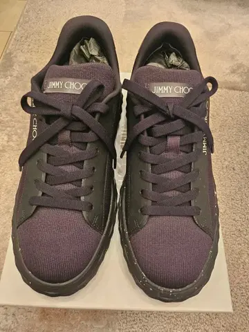 jimmychoo 니트 플랫폼 로우컷 스니커즈