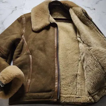 구하기 어려움 dunhill 플라이트 자켓 최고급 영국제 리얼 무스탕