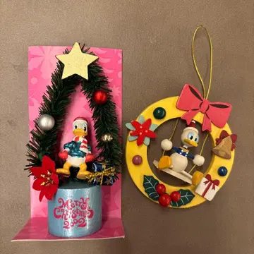 [ 디즈니 ] 크리스마스 리스 오너먼트 레트로 도날드