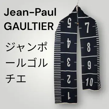 [ 미사용 레어 ] 장 폴 고티에 메이저 패턴 머플러 / 아카이브 완판템