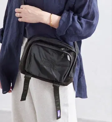 THE NORTH FACE PURPLE 숄더백 블랙