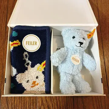 페일러 슈타이프 콜라보 테디베어 손수건 벤 키링 BOX