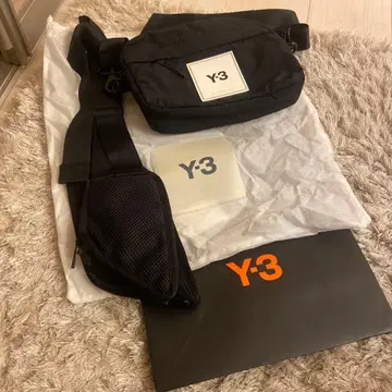 Y-3 바디백 블랙