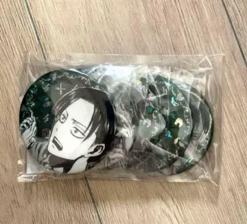 진격의 거인 anique birthday 홀로그램 캔뱃지 리바이