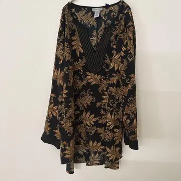 새상품급 CATHERINES [ 3X ] 꽃무늬 긴팔 튜닉