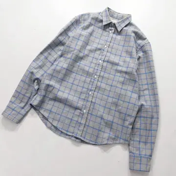 Frank&Eileen PAUL 플란넬 셔츠 XS 그레이 체크
