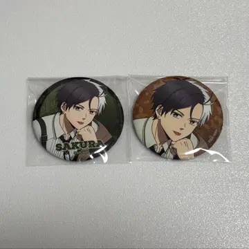 WIND BREAKER 윈브레 트리 빌리지 벚꽃 캔뱃지