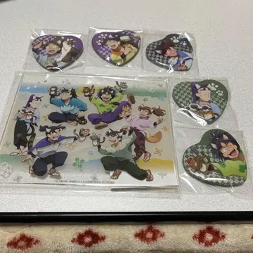 닌타마 란타로 난자타운 캔뱃지 아크릴 보드 묶음 판매