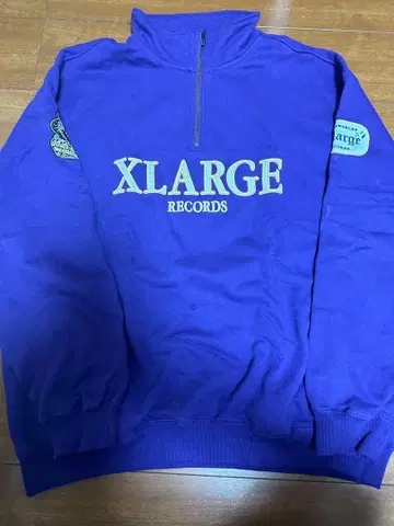 XLARGE 보라색 집업 맨투맨 XL