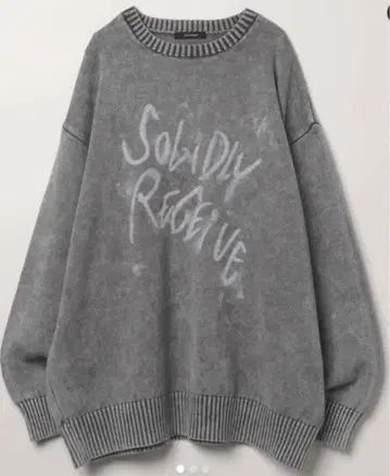 JEANASiS BLUR BIG 풀오버 그레이