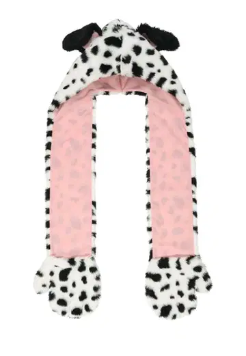 101마리 강아지 팬캡 장갑 포함 머플러