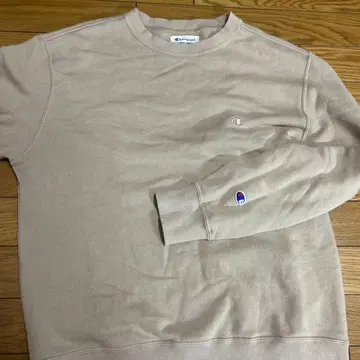 Champion 베이지 크루넥 트레이닝복 L
