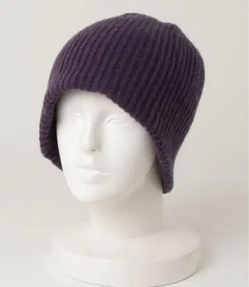 fumika uchida 퍼플 니트 모자 비니