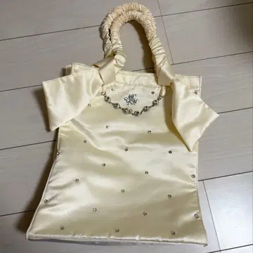 michell 마카롱 새틴 비주 토트