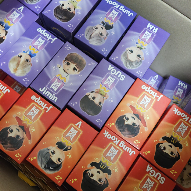 BTS 맥도날드 해피밀 피규어 7종세트 새상품