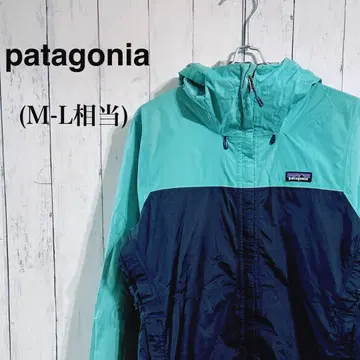 레어 patagonia 마운틴 후드티 M~L 상당 블루그린