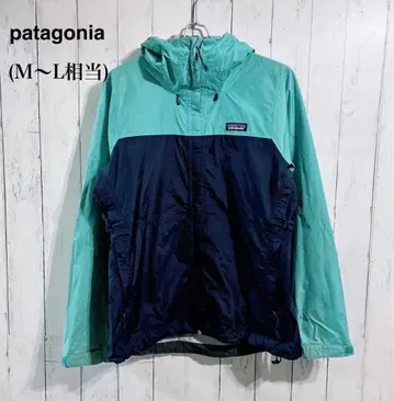 레어 patagonia 마운틴 후드티 M~L 상당 블루그린