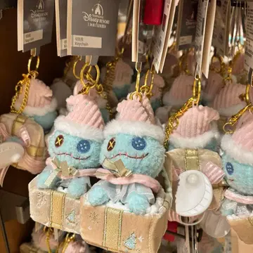 상하이 디즈니 디즈니 크리스마스 스크램프 선물 봉제 인형