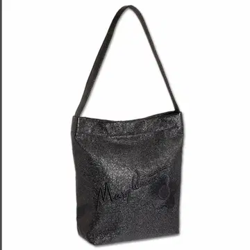 마리콴트 메탈릭 원핸들 토트백 블랙