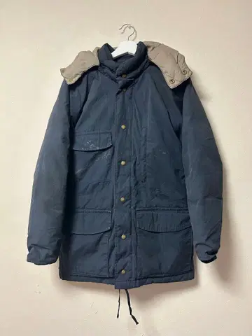 70~80s usa Eddie Bauer 구스 다운 블랙 택 전반기