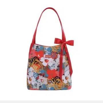 NaRaYa 꽃무늬 토트백 빨간색