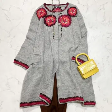 [ 주말 한정 가격 ] 토쿠코 프리미에 볼 롱 니트 가디건 루즈핏