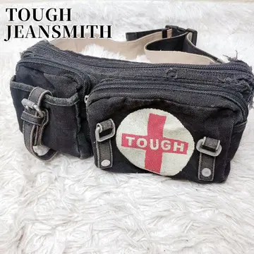 TOUGH Jeansmith 힙색 데미지 블랙