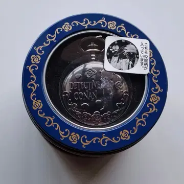 명탐정 코난 프리미엄 회중시계 이상윤(아카이 슈이치) 파란색 장식 캔