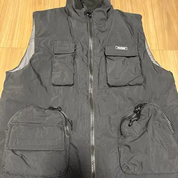 XLARGE 블랙 다운 베스트 L