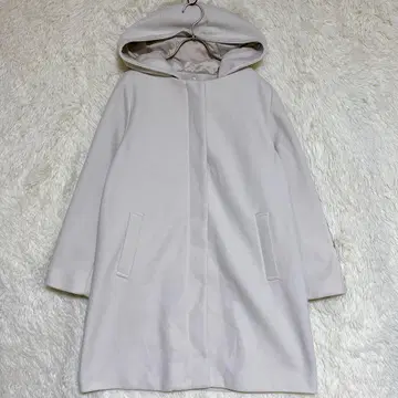 GLOBAL WORK 글로벌 워크 후디 코트 M 아이보리