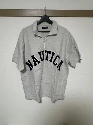 NAUTICA 하프 지퍼 T셔츠 L 사이즈