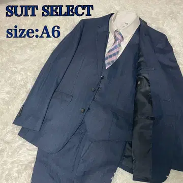 [ 새상품급 ] SUIT SELECT 3 피스 셋업 수트 네이비 L
