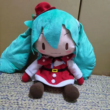 하츠네 미쿠 후와푸치 LL 봉제 인형 크리스마스