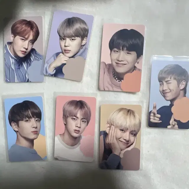 방탄 bts cloudberry 클라우드베리 포카 세트