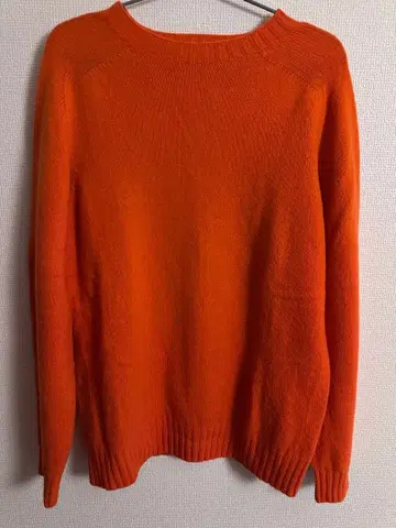 MORRIS & SONS 오렌지 크루넥 스웨터