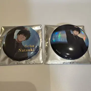 사카모토 데이즈 플라자 오리지널 일러스트 나이트 레인 캔뱃지 세바 나츠키