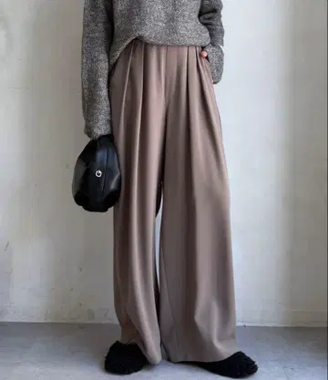 턱 와이드 팬츠