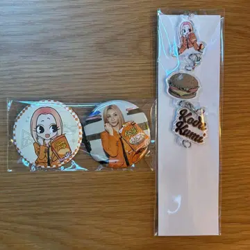 캔뱃지, 키링 세트