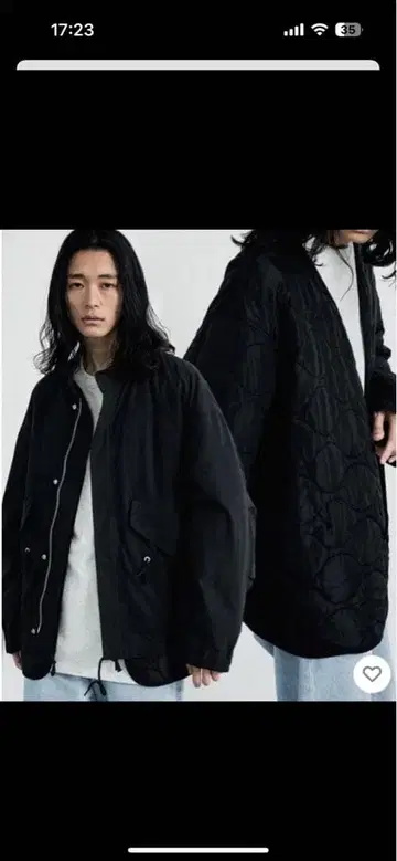모즈 코트 LAYERED 3WAY MILITARY BLOUSON S