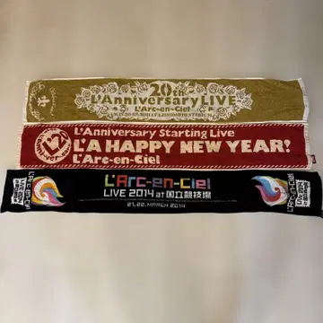 L'Arc-en-Ciel 기념 타월 세트 3장