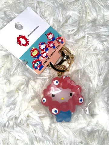 오사카 간사이 엑스포 산리오 미야쿠미야쿠 클리어 키링 키티