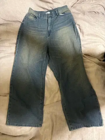 sodaggle 와이드 레그 데님 팬츠