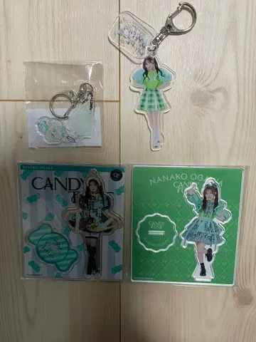 CANDY TUNE 오가와 나나코 아크릴 스탠드 아크릴 키링 세트