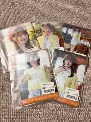 =LOVE 이코라부 코모레비 메조포르테 브로마이드 미개봉 5팩