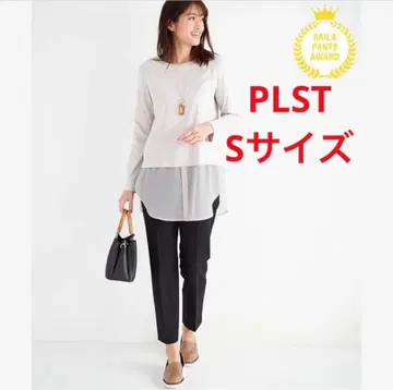 거의 새상품*PLST 웜 리저브 스틱 팬츠 블랙