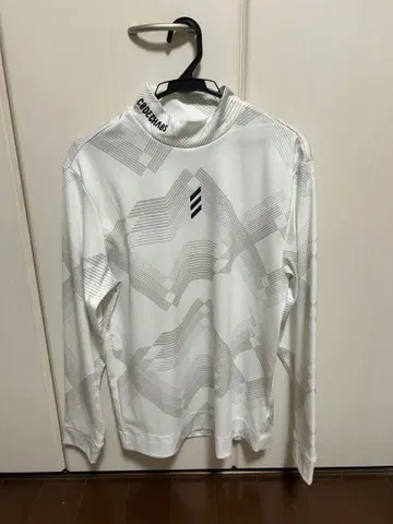 adidas 기하학 패턴 긴팔 셔츠 M 사이즈