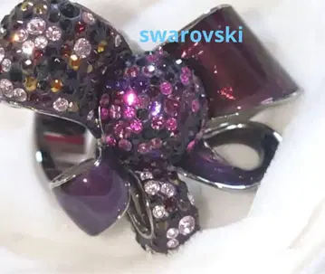 SWAROVSKI 반지 Nirvana Flower Ribbon motif