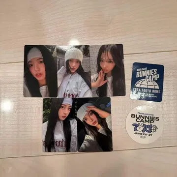 NEW JEANS BUNNIES CAMP TOKYO 트레이딩 카드 스티커