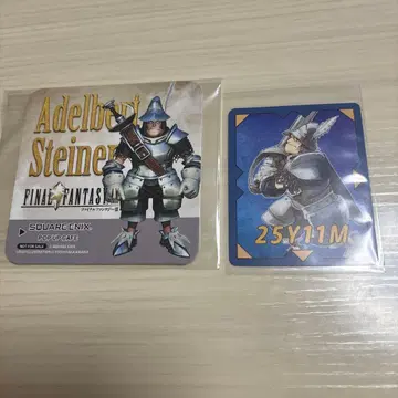 FF9 전시회 유라쿠초 마루이 콰드미스트풍 카드 카페 코스터 2점